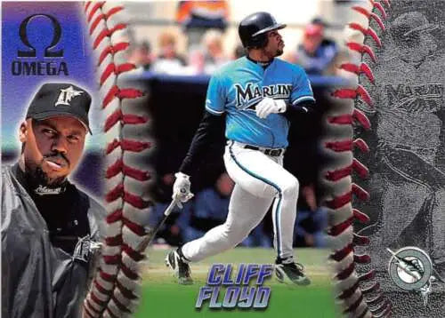 Cliff Floyd 1998 Pacific Omega baseball card with original gloss NM-MT Marlins ID:58832