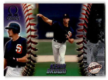 1998 Pacific Omega #202 Kevin Brown baseball card in original gloss condition