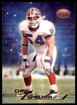 1998 Topps Stars Chris Spielman Bronze Parallel Buffalo Bills football card image