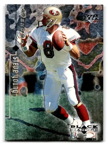 1998 Upper Deck Black Diamond Rookies Steve Young football card original gloss NM-MT