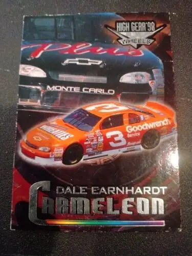 Dale Earnhardt Chameleon trading card from 1998 Wheels High Gear collection