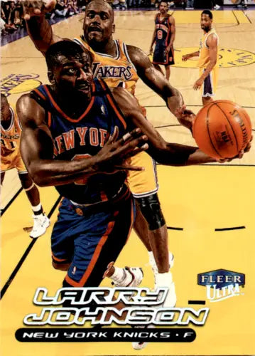 1999-00 Fleer Ultra Basketball Trading Card Larry Johnson Near Mint Original Gloss