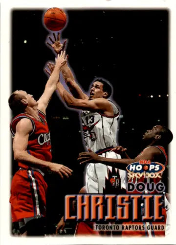 1999-00 Hoops Doug Christie Basketball Card with original gloss and Simply Sandoval ID:46019