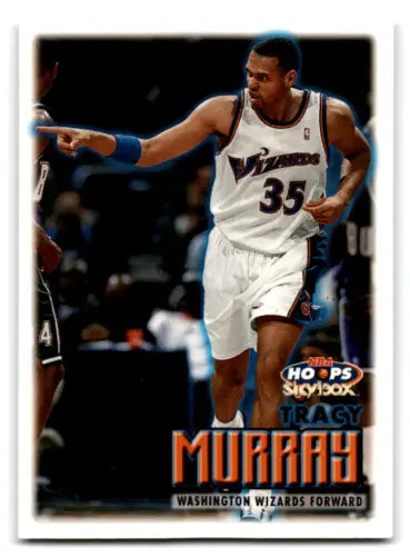 Tracy Murray basketball card from 1999-00 Hoops, excellent Wizards original gloss design