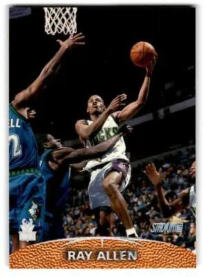 Ray Allen trading card from 1999-00 Stadium Club #126 collectible series