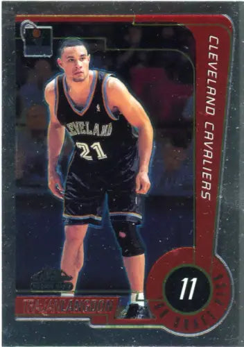 Travis Knight basketball card from 1999-00 Topps Chrome Trajan Langdon Rookie edition