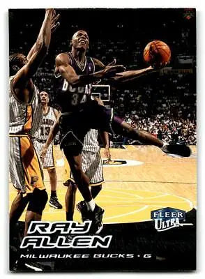 Ray Allen basketball card from 1999-00 Ultra #3, a must-have for trading cards collectors