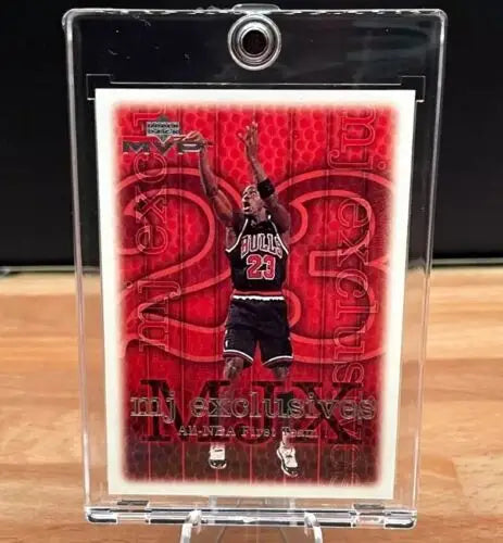 Michael Jordan 1999-00 Upper Deck MVP MJ Exclusives basketball card Chicago Bulls #199