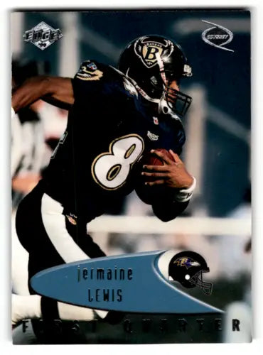 Jermaine Lewis football card from 1999 Collector’s Edge Odyssey with original gloss