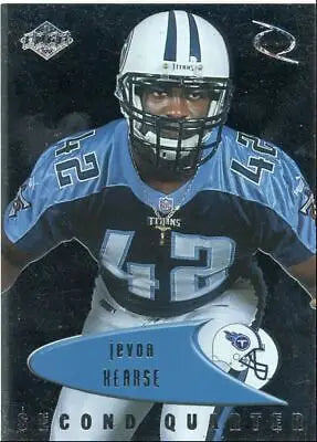 NFL trading card of Jevon Kearse in light blue and navy from Edge Odyssey collection