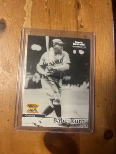 Babe Ruth baseball card from 1999 Fleer Sports Illustrated Greats of the Game series