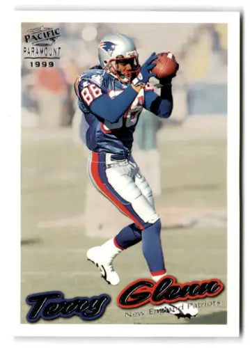 1999 Pacific Paramount #142 Terry Glenn football card in original gloss condition