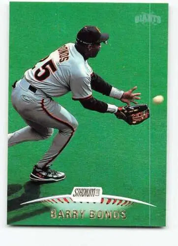 1999 Topps Stadium Club #280 Barry Bonds baseball card with original gloss, NM-MT condition