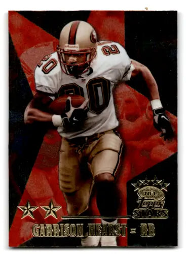 Garrison Hearst football card from 1999 Topps Stars Two Star, original gloss, NM-MT 49ers