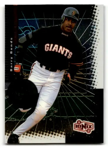 Original gloss 1999 UD Ionix #51 Barry Bonds baseball card NM-MT Giants ID:59202