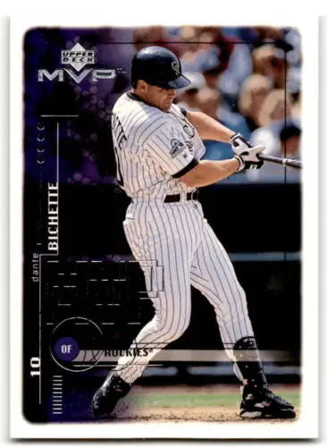 1999 Upper Deck MVP #72 Dante Bichette baseball card with original gloss in NM-MT condition