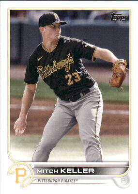 Mitch Keller Pittsburgh Pirates pitcher mid-throw on 2022 Topps #251 Baseball Card