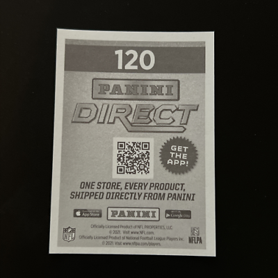 Black and white Panini Direct ad with QR code for Tyler Boyd Cincinnati Bengals stickers