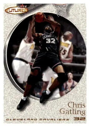 Chris Gatling basketball card from 2000-01 Fleer Futures with original gloss quality