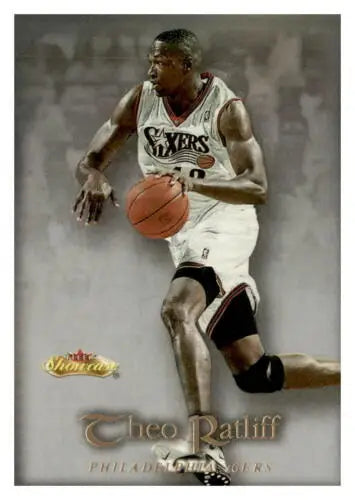 2000-01 Fleer Showcase Theo Ratliff Near Mint basketball card with original gloss