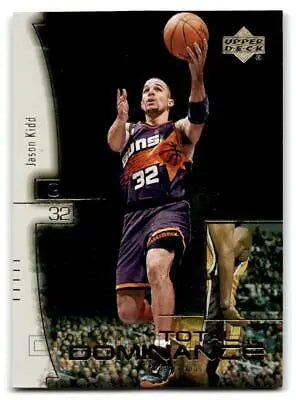 2000-01 Upper Deck TD10 Jason Kidd Total Dominance basketball card display