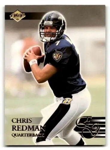 Chris Redman Baltimore Ravens football card with original gloss featuring ID 62905