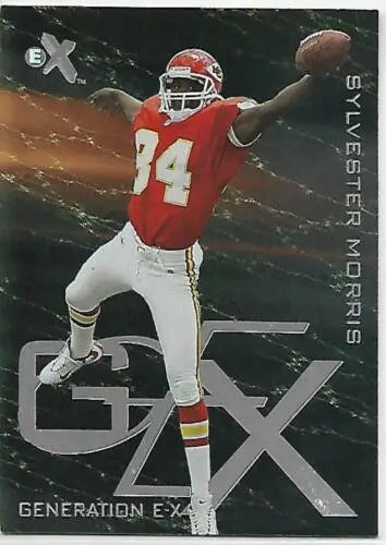 Sylvester Morris football card 2000 Fleer E-X Generation E-X original gloss NM-MT Chiefs