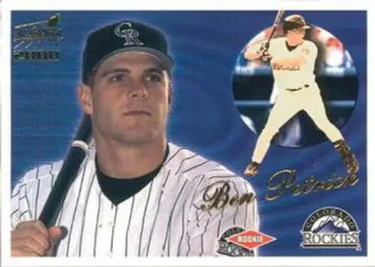 2000 Pacific Aurora #50 Ben Petrick baseball card in original gloss condition