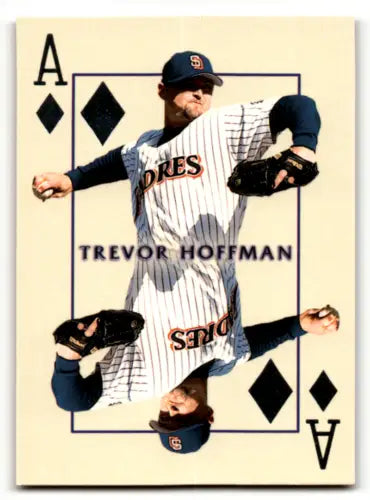 Trevor Hoffman 2000 Pacific Invincible Diamond Aces baseball card with original gloss