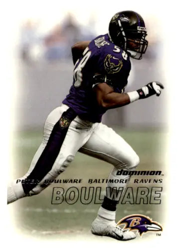 2000 SkyBox Dominion #45 Peter Boulware football card with original gloss finish