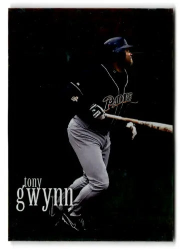 Tony Gwynn baseball card with original gloss, 2000 Topps NM Padres collectible