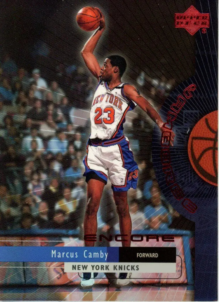 Upper Deck Marcus Camby Encore Basketball Card New York Knicks NBA #17