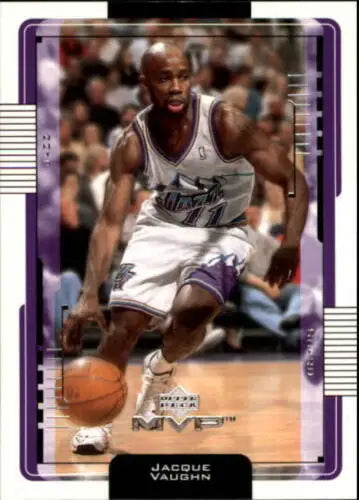 2001-02 Upper Deck MVP #176 Jacque Vaughn basketball card with original gloss