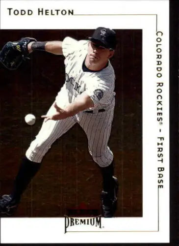 Todd Helton 2001 Fleer Premium #62 baseball card in near mint condition