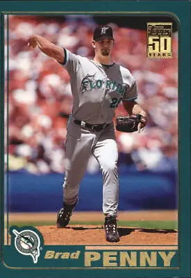 Brad Penny Florida Marlins 2001 Topps #173 Baseball Card NM-MT Quality Collectible