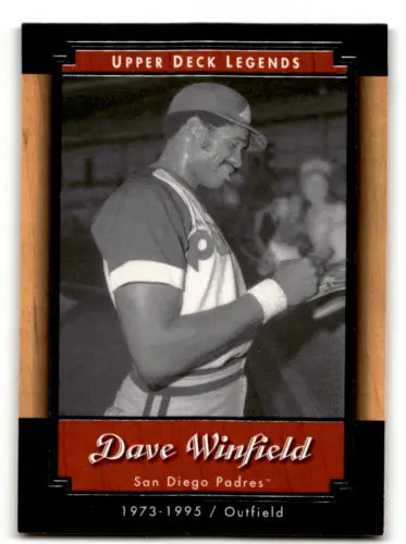 2001 Upper Deck Legends #78 Dave Winfield baseball card with original gloss, Near Mint condition