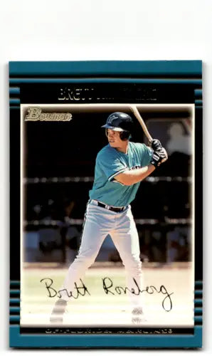 2002 Bowman Gold #354 Brett Roneberg baseball card with original gloss for Marlins fans