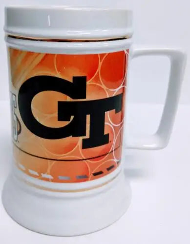 Encore Georgia Tech NCAA Stein Tankard Mug featuring GT Yellow Jackets design