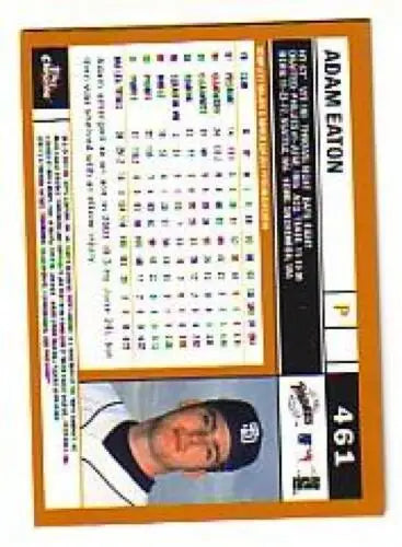 Adam Eaton baseball card 2002 Topps Chrome #461 original gloss NM-MT Padres