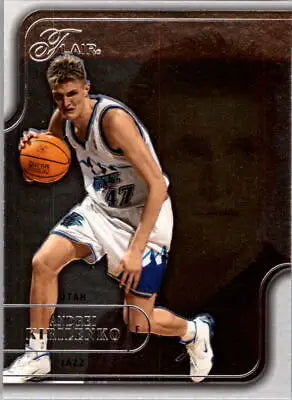 Andrei Kirilenko Utah Jazz Basketball Card 2003-04 Flair #13 NBA Sports NM-MT