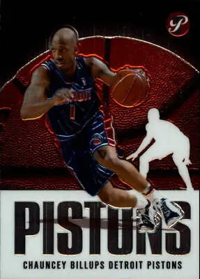 2003-04 Topps Pristine #54 Chauncey Billups Detroit Pistons Basketball Card