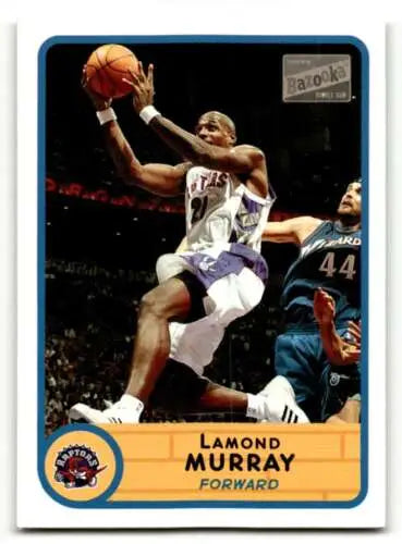 Lamond Murray Toronto Raptors basketball card with original gloss from Bazooka 2003