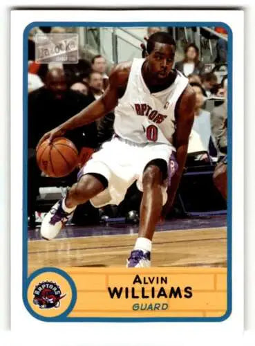 Alvin Williams Toronto Raptors basketball card in original gloss condition EX