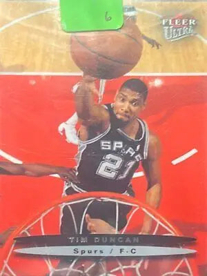 Tim Duncan HOF MVP trading card from 2003 Ultra #59 featuring Tim Duncan