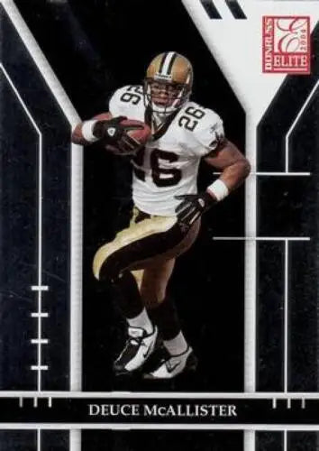 2004 Donruss Elite #61 Deuce McAllister football card with original gloss, NM-MT condition