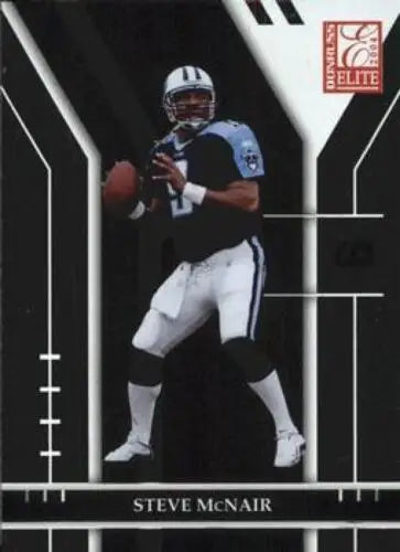 Steve McNair football card from 2004 Donruss Elite with original gloss Titans collectible