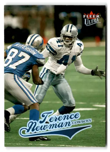 2004 Fleer Ultra #42 Terence Newman football card with original gloss, Cowboys ID 73638