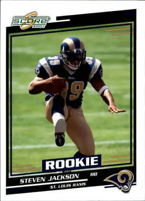 Steven Jackson rookie football card 2004 Score #392 St. Louis Rams NM-MT condition