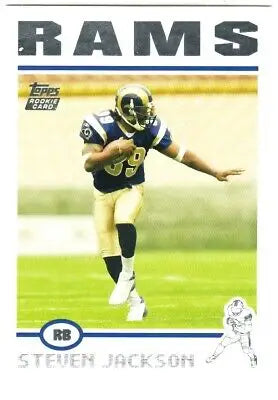 2004 Topps #325 Steven Jackson Rookie St. Louis Rams NFL Football Card NM-MT