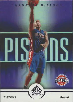 Chauncey Billups 2005-06 Reflections Purple #31 Detroit Pistons Basketball Card